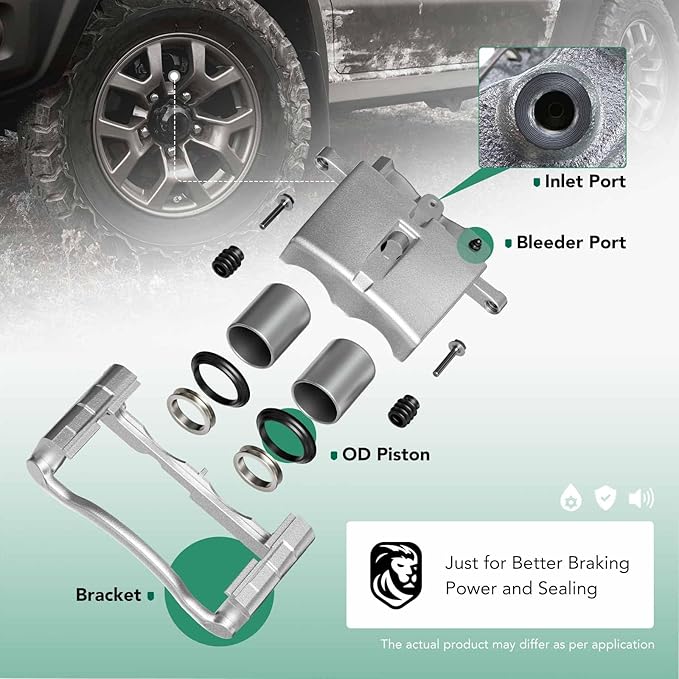 Front Passenger Side Brake Caliper Assembly for Ford F-150 2010-2011 Expedition Lincoln Navigator 2010-2019