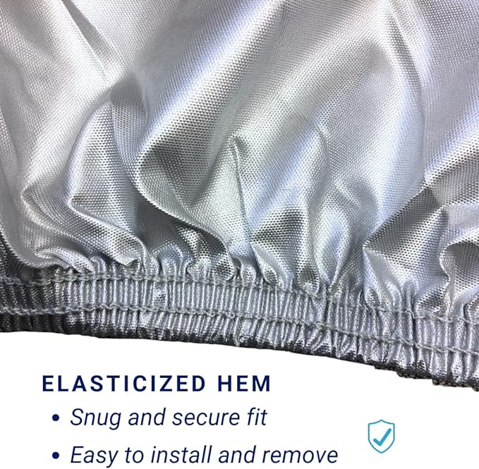 ShieldAll Ultimate Class C RV Cover, Waterproof UV Resistant Class C Motorhome Cover Fits 23 feet to 26 feet Class C RV, Silver Color