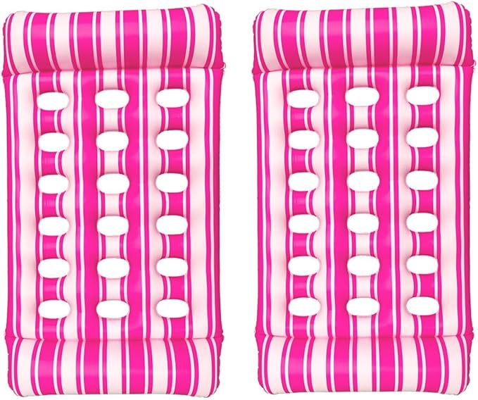 Pool Floats 2PCPool Hammock Floats, Inflatable Water Floaties(Saddle, Lounge Chair, Drifter),for Pool Party, River, Sea, Outdoor,Relaxing Summer Water Fun Swimming Party Beach. for Pool Party, River,