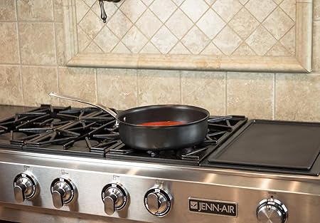 ICON Carbon Steel Dishwasher Safe Oven Safe Induction Safe Cookware- Assembled in the USA (4 Quart Saute Pan)