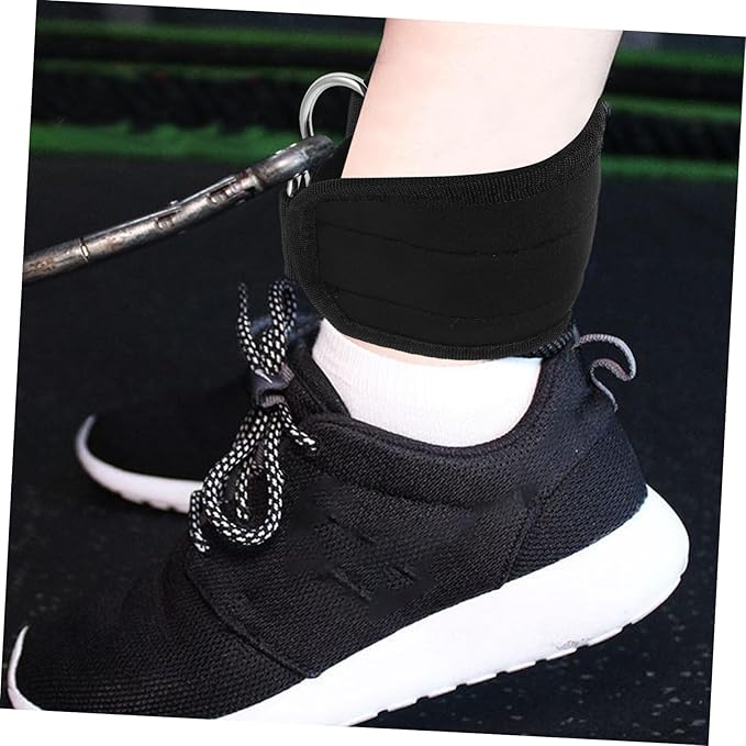 2pcs Wrapped Ankle Strap Ankle Band Ankle Strap Tool Ankle Straps Black Nylon