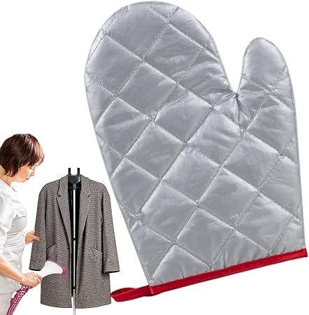 Clothing Steamer Gloves, Steamer Ironing Gloves, 2 Heat Resistant Steamer Mitt, Portable Handheld Steamer Gloves, Small, Steam Gloves, Steaming Protective Gloves, Steaming Iron Supplies for Factory