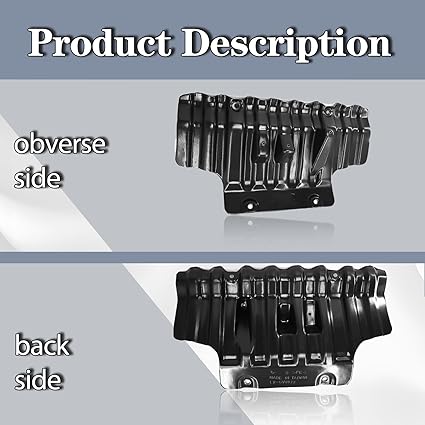CarPartsDepot Front Engine Splash Shield Under Cover Guard for 2011-2019 Chevy Silverado GMC Sierra 2500 3500 2011-2019 GM1228166
