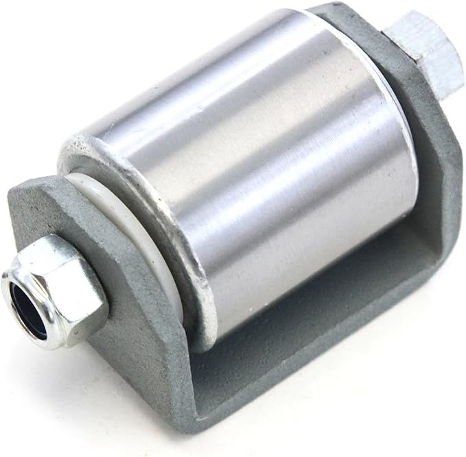 Weld on Heavy Duty Steel 2 Inches Roller Heavy Duty Steel Mini Wheel with Grease Fitting RV Trailers Caster