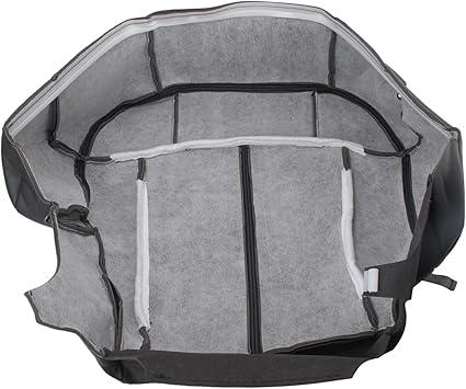 AUTOKAY Seat Cover Fits for Chevy Silverado Driver Bottom 1999-2002 - Graphite Gray