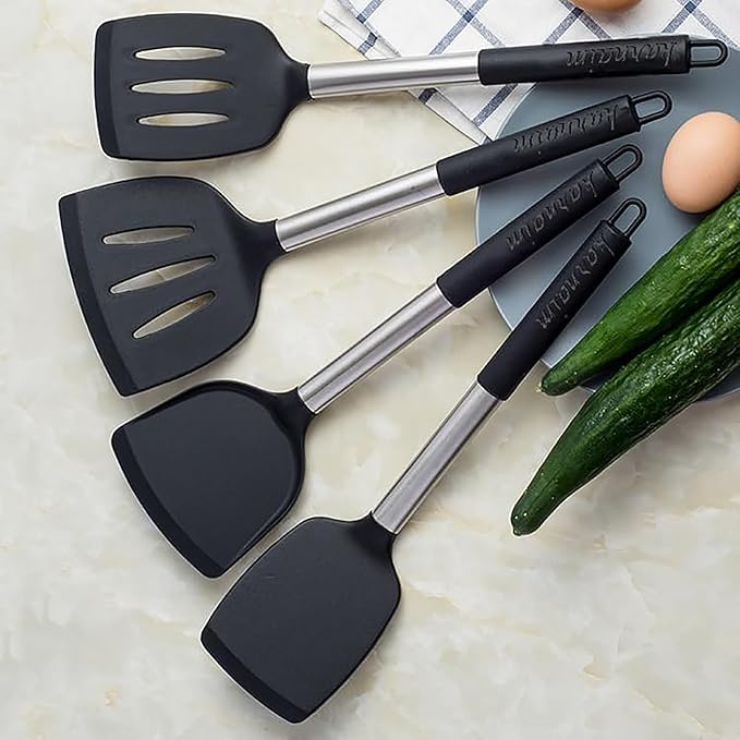 Non Stick Slotted Kitchen Spatula, High Heat Resistant BPA Free Cooking Utensils