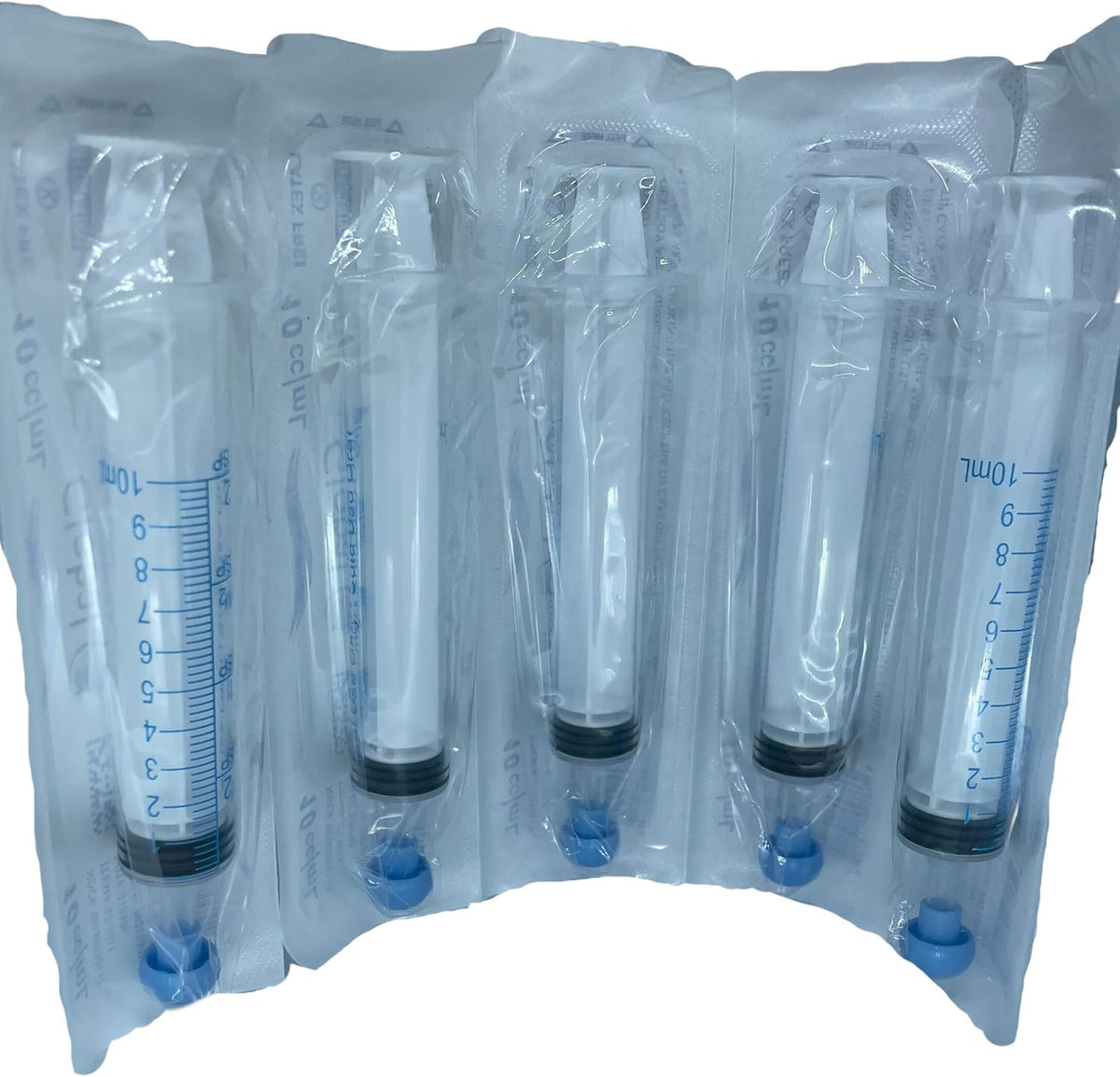 Easy Glide 10ml 10cc Oral Syringe, Caps Included, Great for Oral Medicine and Home Care, 27 Count