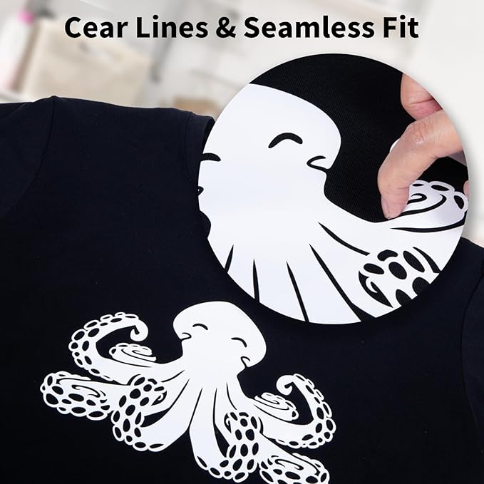 Heat Transfer Vinyl HTV 3-Roll 12 x 20Ft, Iron On Vinyl for Shirts, 3 Colors of HTV Compatible with All Cricut Machines, Easy Cutting and Weeding for Christmas DIY Garment Designs