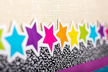 Teacher Created Resources Composition Straight Rolled Border Trim - 50ft - Decorate Bulletin Boards, Walls, Desks, Windows, Doors, Lockers, Schools, Classrooms, Homeschool Offices
