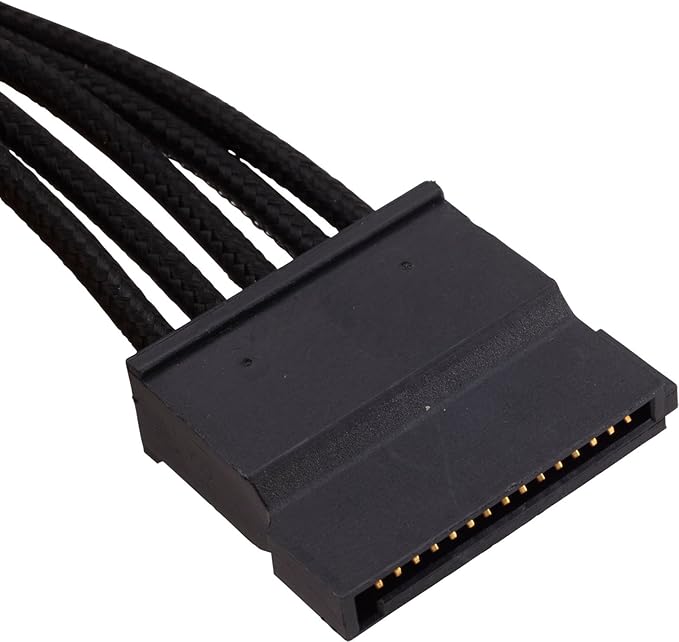 Corsair CP-8920202 SF Series Premium PSU Cable Kit Individually Sleeved Black Power Supply, for Corsair PSUs