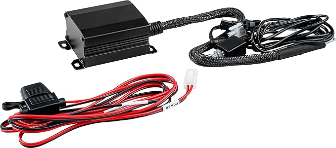 Audiopipe 3 Motorcycle Amplified Speaker System (APMC-503KT), 50W, Class D, Compact, Wireless, Weatherproof, IPX-5 Waterproof, AUX, Volume Control Knob, Adjustable Brackets, ATV's, UTV's