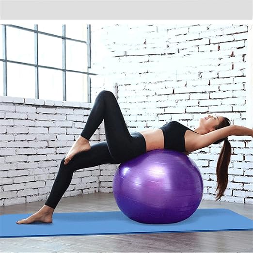DAMAJI Exercise Ball Thick Yoga Ball Anti-Burst Slip Resistant Fitness Ball Chair for Balance, Home Gym, Stability