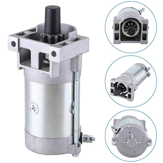 ikasus 136-7880 Starter Motor Compatible with Gravely 21110533, Exmark 127-9209 to-ro 133-1564,Fit for Gravely P-ro-Turn Models with Loncin 764cc Engine, Starter for RAS708GEM483C3 Radius S-Series