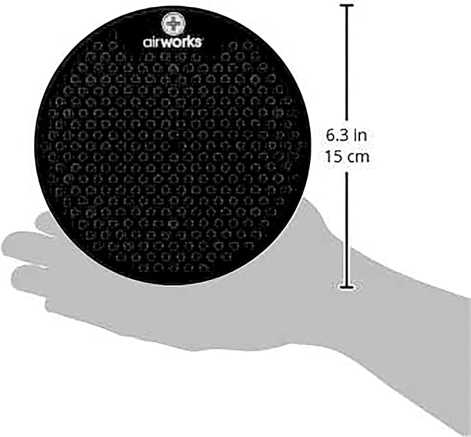 AIRWORKS SPLASH FREE SCREEN,MIDNIGHT SKY, BLACK,10/BX