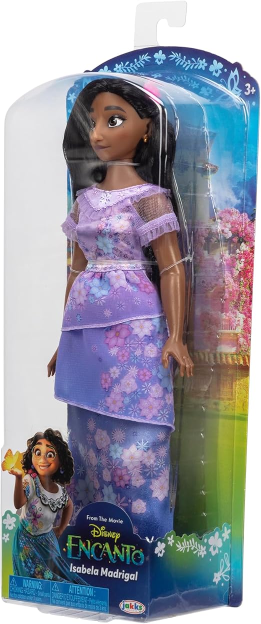 Disney Encanto Isabela Fashion Doll with Dress, Shoes & Hair Pin