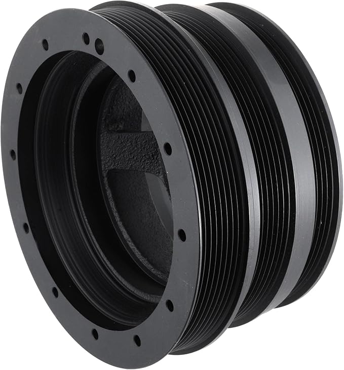 A-Premium Engine Harmonic Balancer Crankshaft Pulley Compatible with Chevrolet Camaro 2012-2015 & Cadillac CTS 2011-2015, OHV V8 6.2L, Replace# 12603916, 12674581