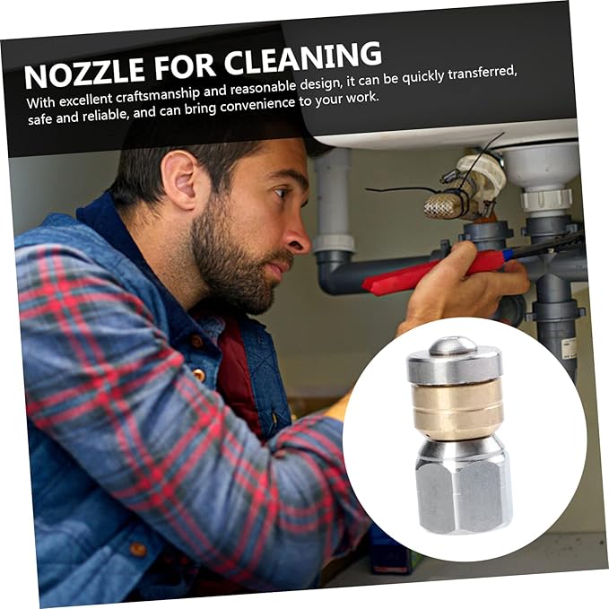 MERRYHAPY Cleaning Machine Parts Nozzle for Power Washer and Sewer Unclogging Nozzles