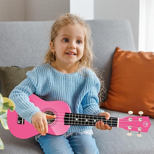 MUSTAR Soprano Ukulele Kids Ukulele for Beginners - 21 Inch Small Guitar Ukulele for Kids
