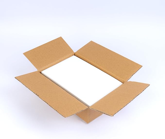 Direct Thermal Shipping Labels, 4ax6a Adhesive Stickers (250 Labels) (Fan-Fold)