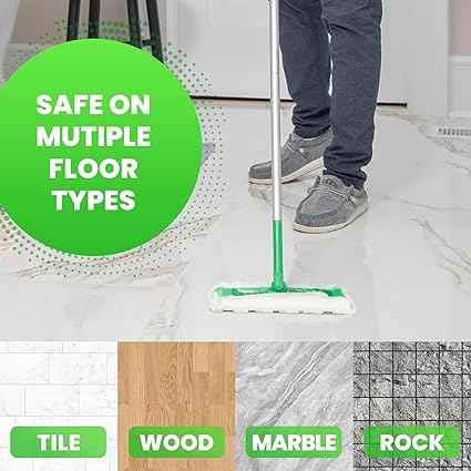 Upgraded Wet Mop Pads for Swiffer Sweeper Wet Mopping Cloths Refills,32 Count