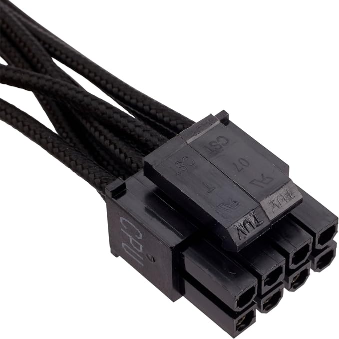 Corsair CP-8920202 SF Series Premium PSU Cable Kit Individually Sleeved Black Power Supply, for Corsair PSUs