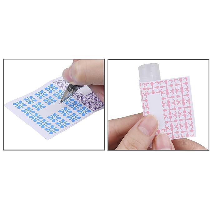 Lip Balm Container Tubes - 50-Pack - DIY - Transparent- 316 Oz (5.5 ml) - Including 50 Writeable 50 Printed Lip Balm Stickers - Twist Mechanism and a Cap - Empty
