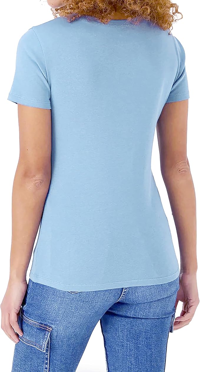 Women's Short Sleeve T-Shirt, Cotton Crewneck Tee, Classic Fit T-Shirt for Women