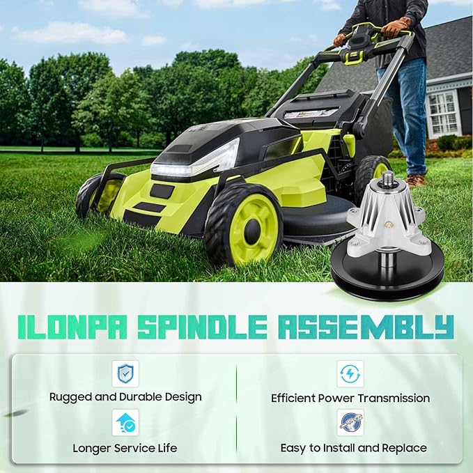918-06977 Spindle Assembly for MTD Cub Cadet Troy-Bilt 46 inch Deck 618-06977 618-06977A 918-06977A 285-700 XT1-LT46 XT2-LX46