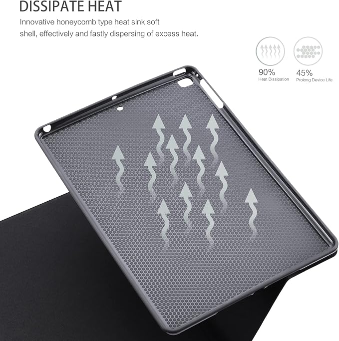 iPad Air 2 CaseiPad Air Case, iPad 9.7 Case for iPad 5th6th Generation Case 20172018 Kids Men Women Soft Back Shockproof Cover Multi -Angle View Adjustable Stand Auto WakeSleep, Bookshelf Cat