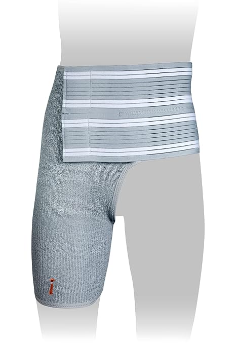 Incrediwear Hip Brace Hip Brace for Women and Men, Supports Hip Pain Relief and Aids Hip Injury Recovery, Reduces Swelling, Designed for Support, Comfort, & Mobility (Right Leg, Medium)