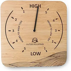 Tide Clock - Nautical Clock - Tidal Clock - Tide Clock High Tide Low Tide and Wall Tide Clock