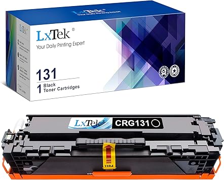 LxTek Compatible Toner Cartridge Replacement for Canon 131 131H to Compatible with Laserjet CP1525nw CM1312nfi ImageClass MF624Cw MF8280Cw MF628Cw LBP7110Cw Printer (Black, 1 Pack-High Yield)