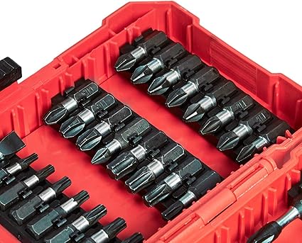 Basics 42-Piece Impact Driver Bit Set, Phillips, Slotted, Torx, One Size