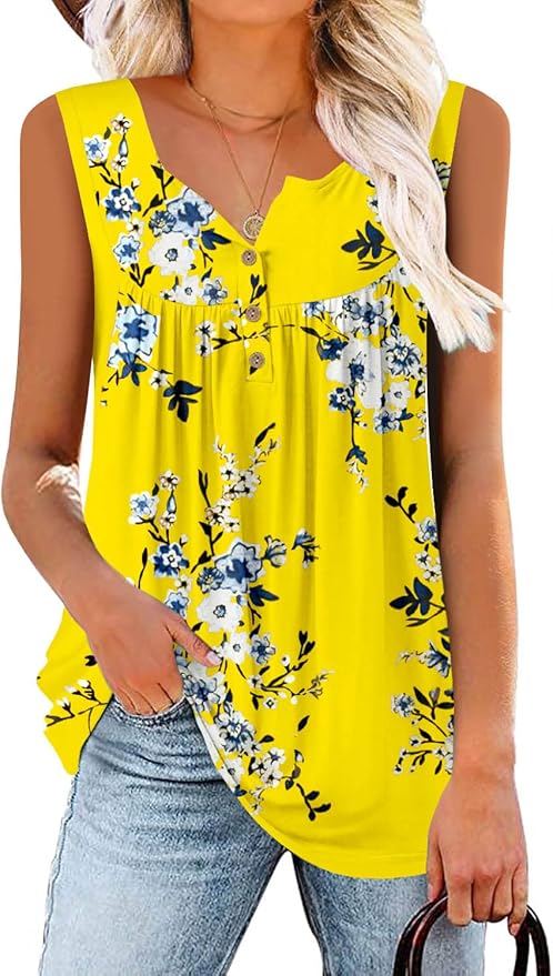 Mystry Zone Womens Top Casual Blouse Button Up Ruffle Tunic Shirts Fit Flare S-3XL
