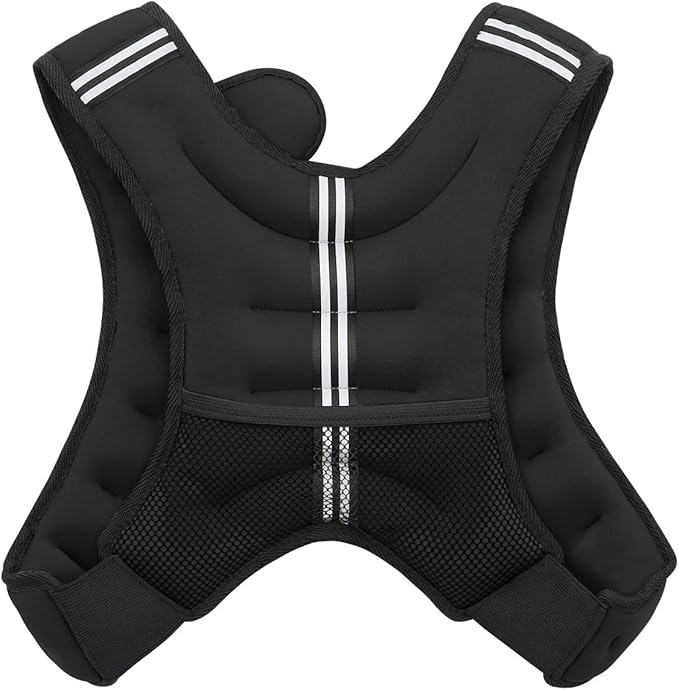 VIVITORY Weighted Vest Workout Equipment, 11lbs/18lbs Body Weight Vest for Men, Women, Strength Training, Running, Fitness, Muscle Building, Weight Loss, Weight lifting
