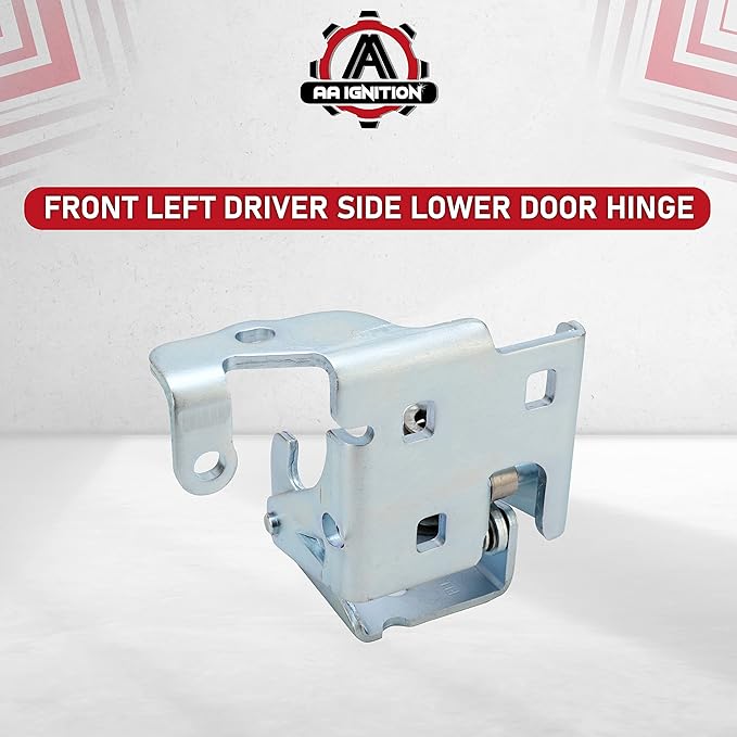 Front Left Driver Side Lower Door Hinge - Compatible with Chevy, GMC Cadillac Vehicles -2007-2014 Silverado 1500, Tahoe, Sierra, 3500, Suburban, Yukon, XL - Replaces 20969645, 15877405, 15824876