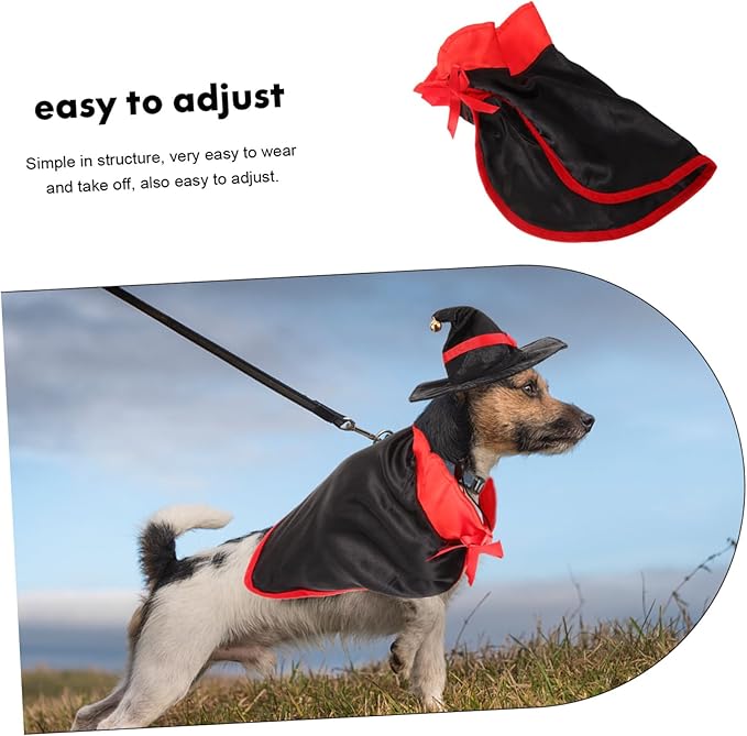 3 Sets Halloween Cape Dog Vampire Costume Halloween Cat Costume Hamster Tunnels and Tubes Dog Vampire Cape Party Dog Outfit Holiday Dog Coat Halloween Dog Cosplay Polyester