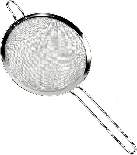 Chef Craft Select Mesh Strainer, 7 inch, Stainless Steel
