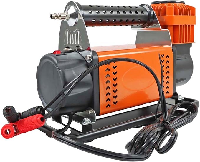 12V Portable Air Compressor Kit Heavy Duty Cylinder Inflator Replacement for Truck Tires, Heavy Duty Max 150 PSI for 4x4 Vehicle & RV