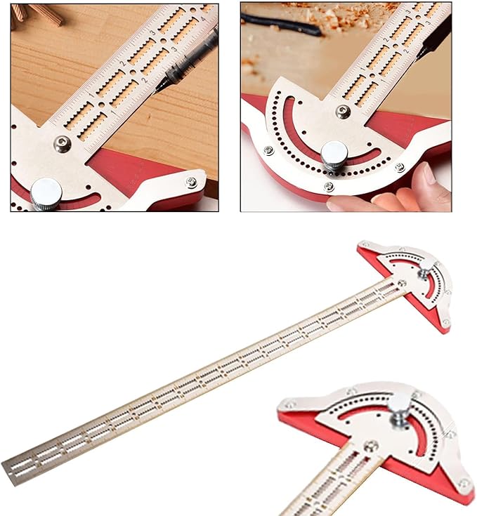 MYCENSE Premium Woodworking Angle Gauge Tool - Ultimate Precision Instrument for Craftsmen, 20inch