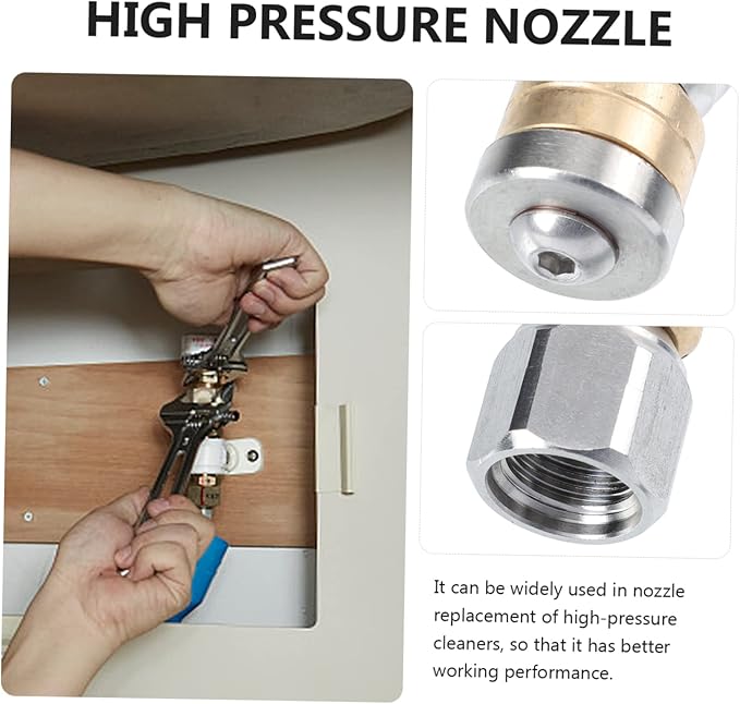 MERRYHAPY Cleaning Machine Parts Nozzle for Power Washer and Sewer Unclogging Nozzles