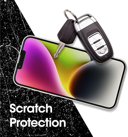 OtterBox TRUSTED GLASS Screen Protector for iPhone 14, iPhone 13 iPhone 13 Pro, Flawless Touch Response, Fingerprint Resistant, Precision Fit, Vibrant Clarity