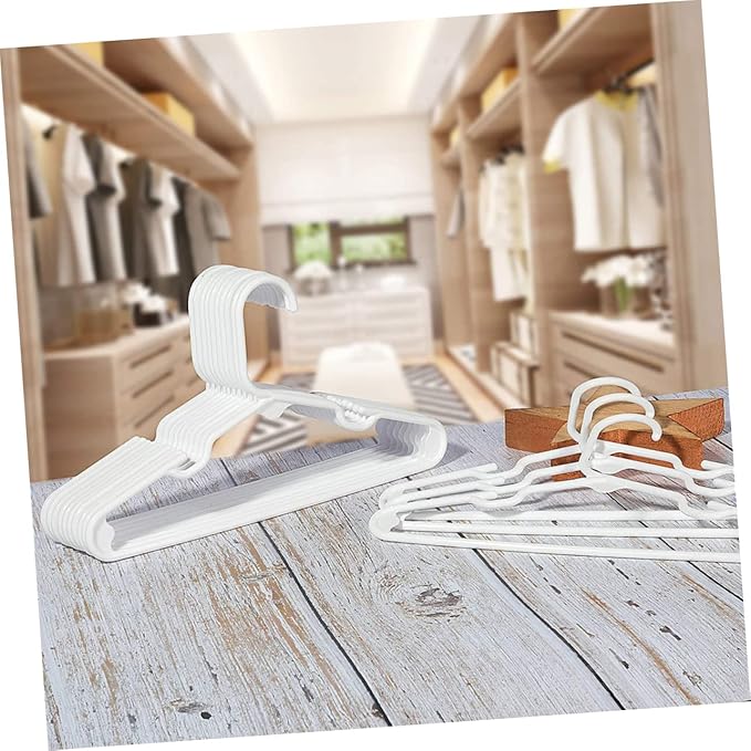 MAGICLULU Space-Saving Boys and Girls Hangers 20pcs Plastic Hangers for Baby Clothes Skid-Resistant Easy to Use