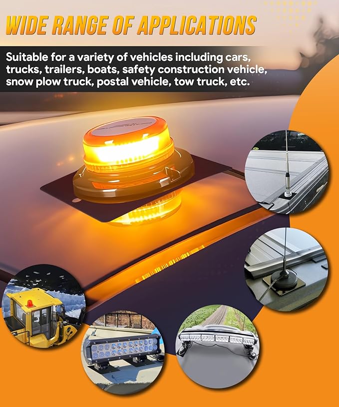 Pack of 4 self-adhesive magnetic pads 8895404 for aluminum booths, for magnetic light supports, durable black powder coating, ideal for light bars, lights