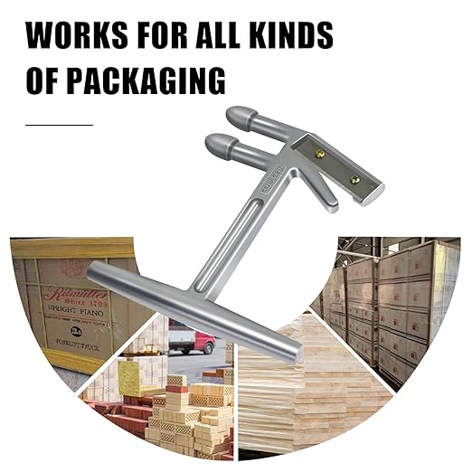 Heavy Duty Banding Strapping Tensioner Cutter Manual Packaging Tools for 12"-34" Width Polyproplyn Poly Strap(Portable)