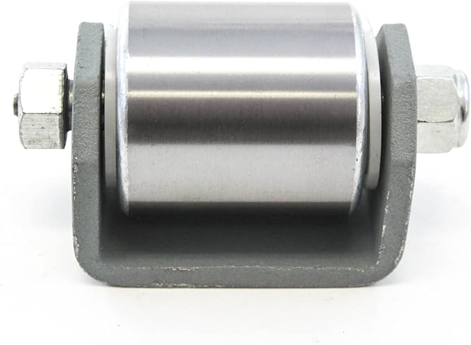 Weld on Heavy Duty Steel 2 Inches Roller Heavy Duty Steel Mini Wheel with Grease Fitting RV Trailers Caster
