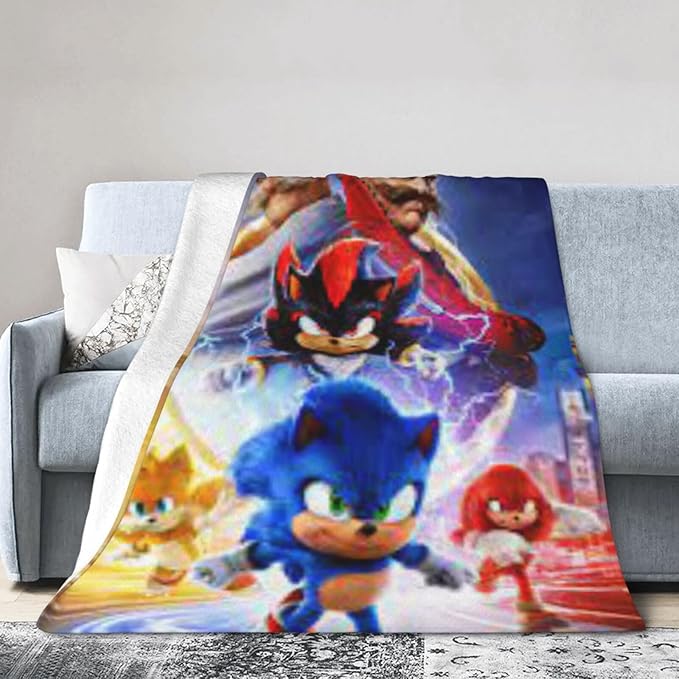Ultra-Soft Micro Fleece Blanket Fashion Print All Season Couch Sofa Warm Bed Throw Blanket 50"X40"