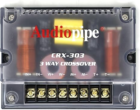 Audiopipe 3 Way Crossover CRX-303 300 Watts Passive Crossover Car Audio 4 Ohm
