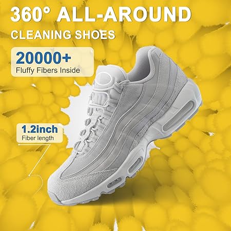 Shoe Washing Machine Bag, Invisible Zipper Side Opening Shoe Washing Bag for Washer and Dryer, Shoe Laundry Bags for Sneakers, Reusable Shoe Cleaning Bag for All Shoe Sizes (Yellow 1pc)