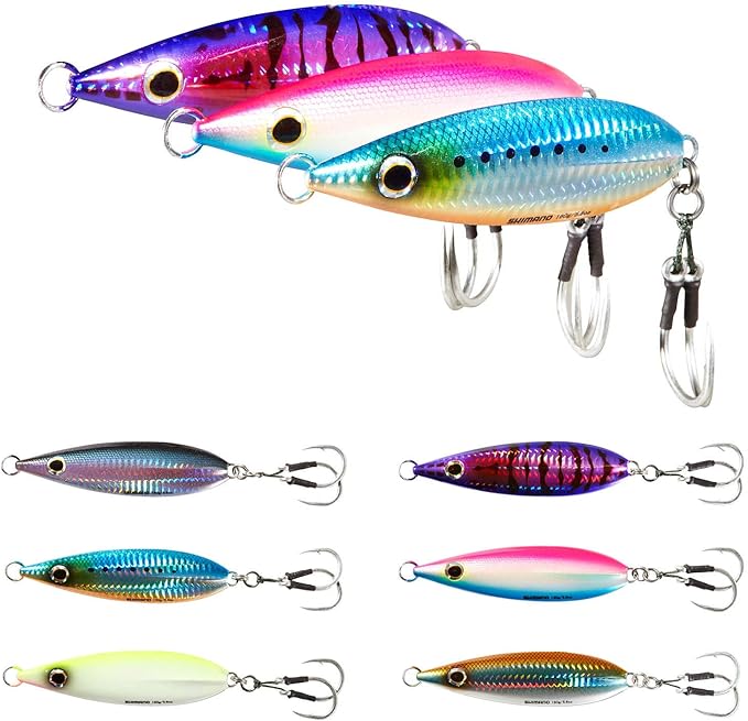 Shimano Butterfly Flat-Fall Fishing Jig; 80G; Chart White